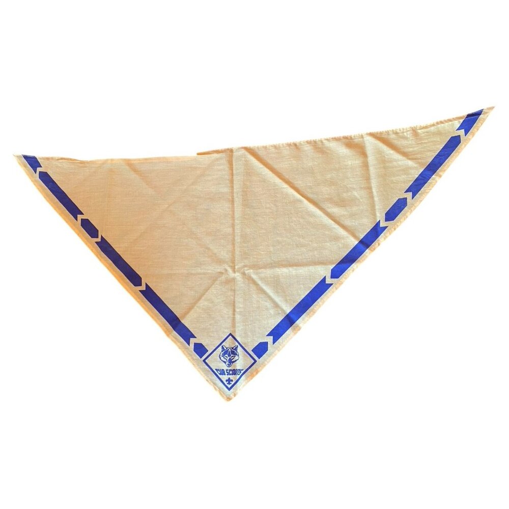 Vintage Cub Scouts BSA Neckerchief Scarf Older Worn Vintage